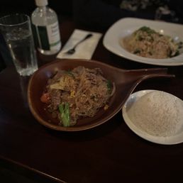 Pad Woon Sen and Jasmine Rice Pad Woon Sen and Jasmine Rice