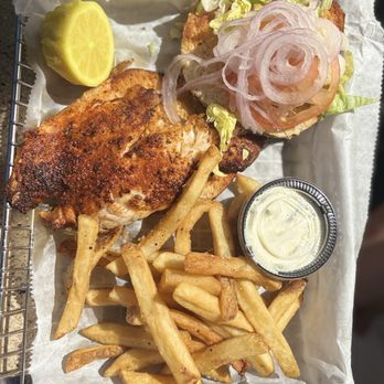 Hungry Tarpon Restaurant - Fish Sandwich - Seafood Near Me - Islamorada, Florida