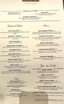 Menu photo 1 The Majestic Alexandria, VA Menu photo 1 The Majestic Alexandria, VA
