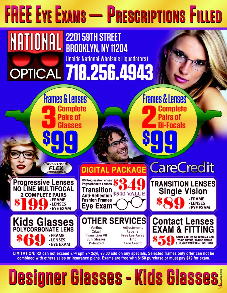 NATIONAL OPTICAL Updated July 2024 2201 59th St, Brooklyn, New York