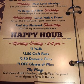 MacKenzie River Pizza, Grill & Pub - Drink Special Menu - American Near Me - Fairfield Township, Ohio