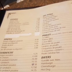 Le Quevillon - Menu 2