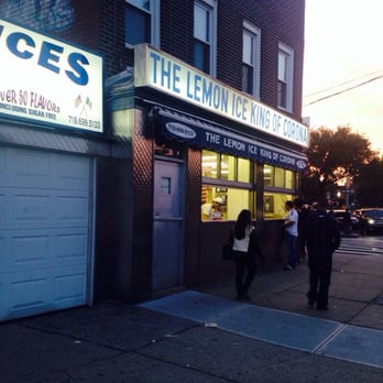 The Lemon Ice King - Not too busy on a warm weekend. - Ice Cream & Frozen Yogurt Near Me - Corona, New York