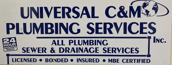 Universal C & M Plumbing Service Logo