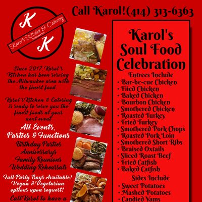 Menu photo 2 Karol's Kitchen And Catering Milwaukee, WI Menu photo 2 Karol's Kitchen And Catering Milwaukee, WI