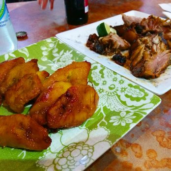 BorinQuenya Restaurant - Plantains and roast pork. - American Near Me - Brooklyn, New York BorinQuenya Restaurant - Plantains and roast pork. - American Near Me - Brooklyn, New York