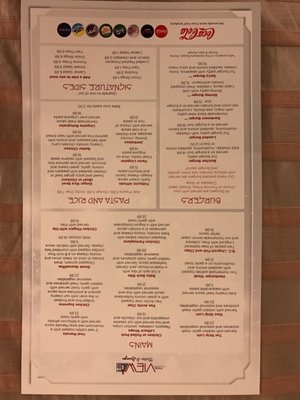 Menu photo 1 The View Bistro and Lounge Bulkley-Nechako, BC Menu photo 1 The View Bistro and Lounge Bulkley-Nechako, BC