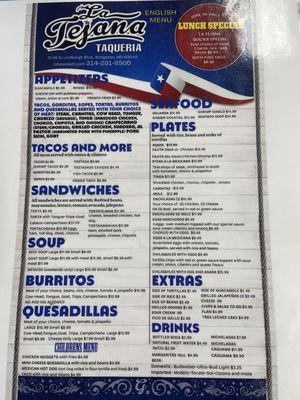 Menu photo 2 La Tejana Taqueria Bridgeton, MO Menu photo 2 La Tejana Taqueria Bridgeton, MO