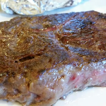Dayville Cafe - Rib eye steak dinner comes with soup, salad, potato, and a slice of pie, oh my. - Cafes Near Me - Dayville, Oregon Dayville Cafe - Rib eye steak dinner comes with soup, salad, potato, and a slice of pie, oh my. - Cafes Near Me - Dayville, Oregon