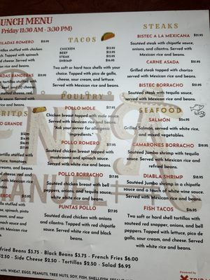Menu photo 2 Hacienda Don Manuel Brookfield, CT