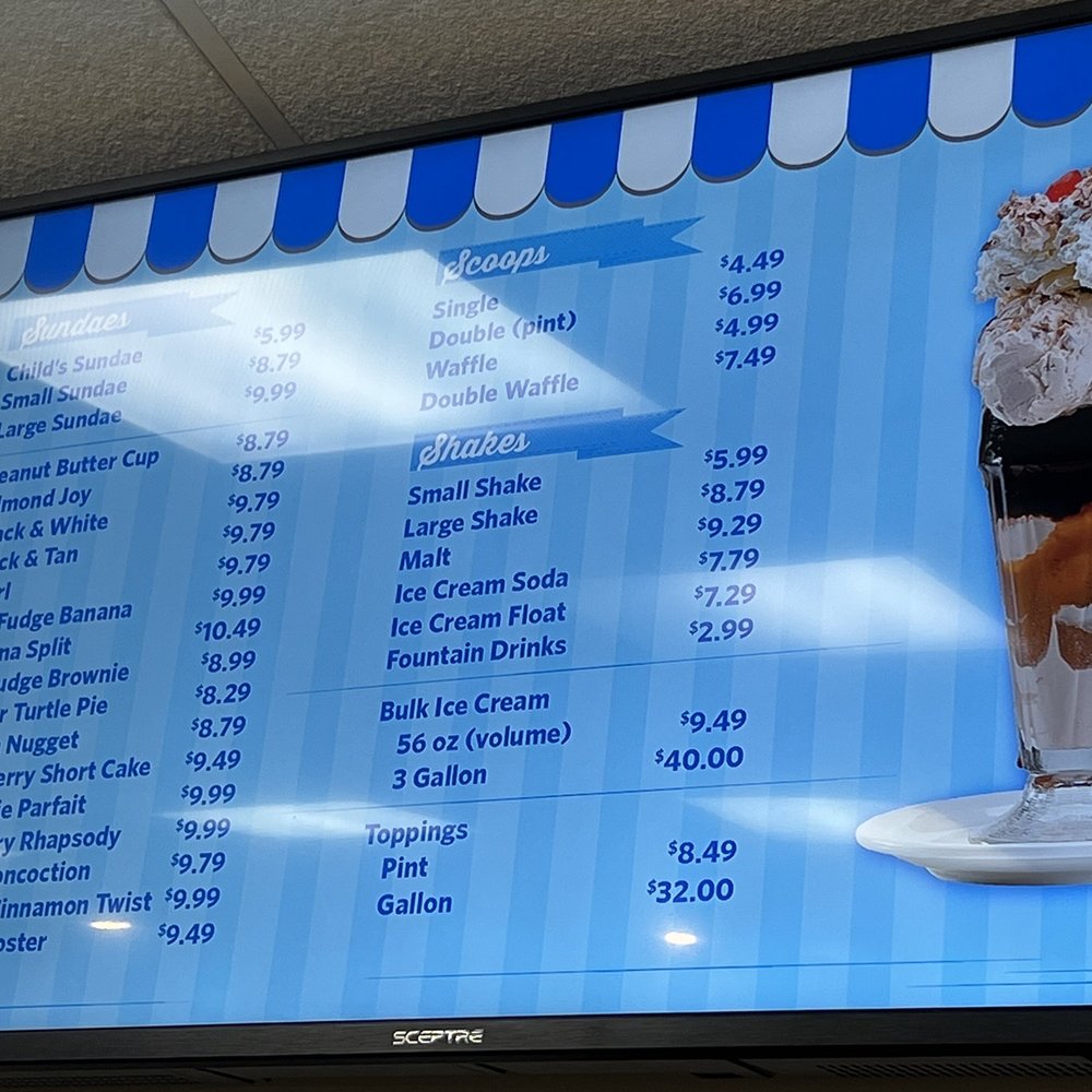 Leatherby's Family Creamery - Ice cream menu - Ice Cream & Frozen Yogurt Near Me - Draper, Utah