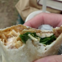 Shenandoah Wrap and a Funky Monkey shake. Perfect. Just like I remembered them.