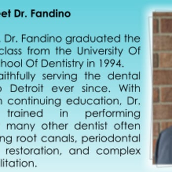The Exceptional Smile - Meet Dr. Fandino - General Dentistry Near Me - West Bloomfield, Michigan The Exceptional Smile - Meet Dr. Fandino - General Dentistry Near Me - West Bloomfield, Michigan