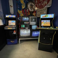 World Famous Hotboys - A couple video games near the entrance