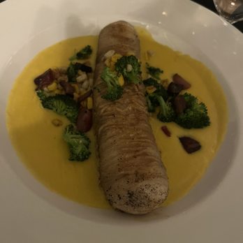 Ste Anne's Spa - Potato wrapped halibut - Day Spas Near Me - Grafton, Ontario