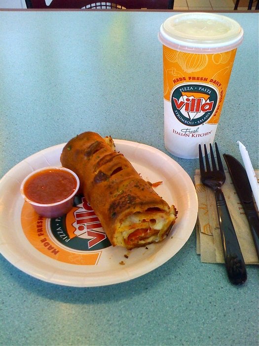 Food from Villa Fresh Italian Kitchen