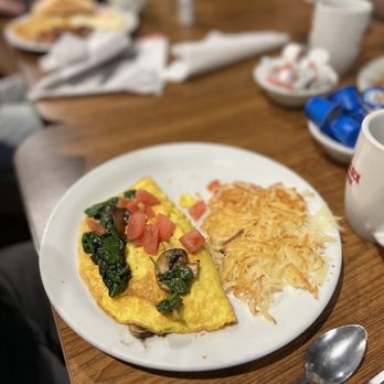 Denny's - Loaded Veggie Omelette - American Near Me - San Jose, California Denny's - Loaded Veggie Omelette - American Near Me - San Jose, California