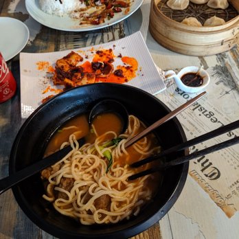 Cafe Wang - Beef noodle soup. This was so yummy and true to Taiwanese style! - Dim Sum Near Me - La Verne, California Cafe Wang - Beef noodle soup. This was so yummy and true to Taiwanese style! - Dim Sum Near Me - La Verne, California
