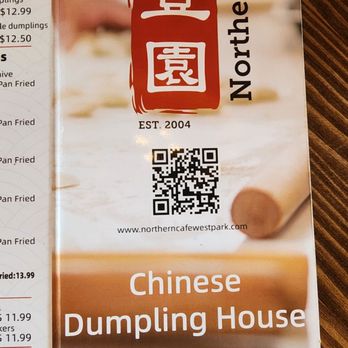 Northern Cafe - Front of menu - Chinese Near Me - Irvine, California