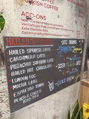 Menu photo 1 Hailed Coffee Toronto, ON Menu photo 1 Hailed Coffee Toronto, ON