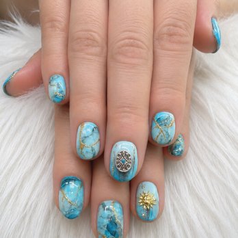 Nails by Miyako - Blue nails - Nail Salons Near Me - Torrance, California Nails by Miyako - Blue nails - Nail Salons Near Me - Torrance, California