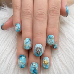 Nails by Miyako - Blue nails