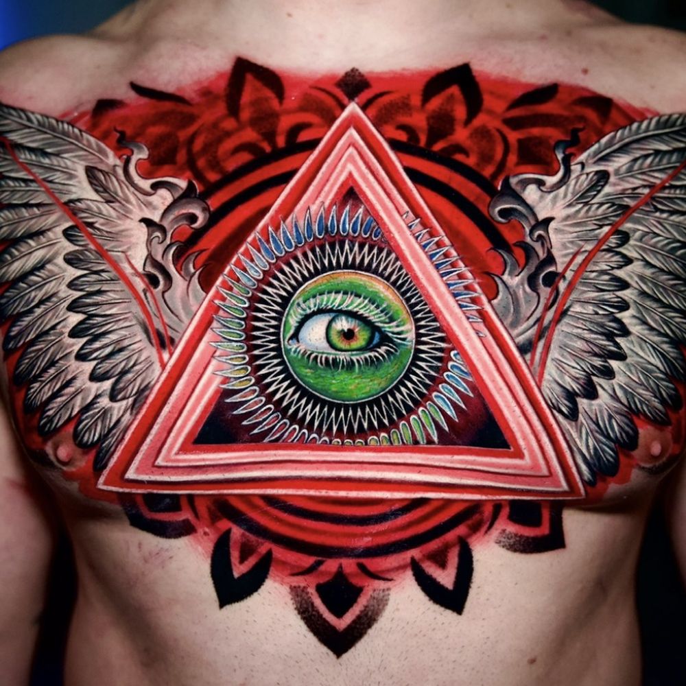 Blue Ink Tattoo by Walt Z at Baystreet Tattoo Milwaukee : r/tattoos, image size:1000x1000