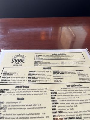 Menu photo 5 Shine Cafe Troy, MI