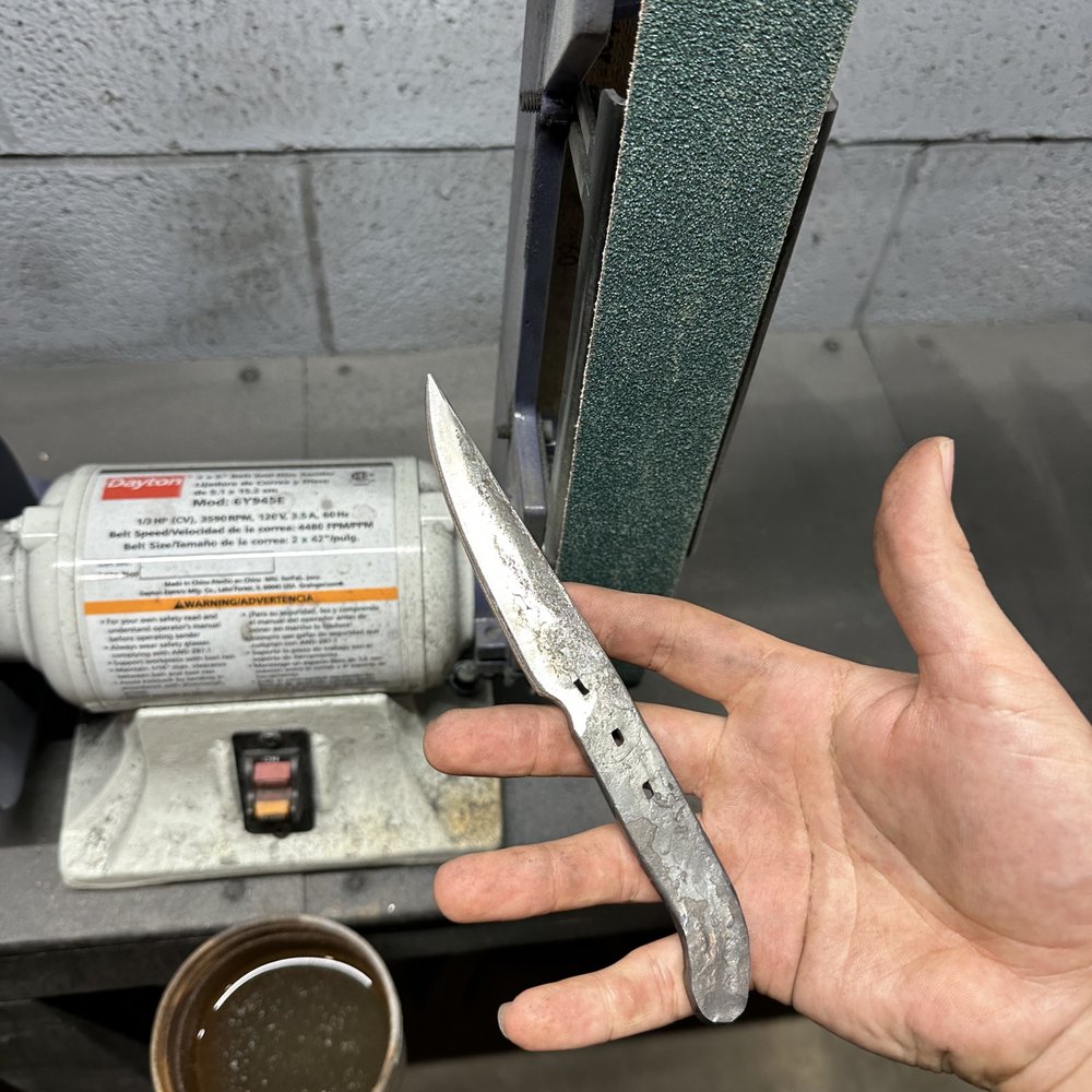 Lawless Forge - My blade with a bevel and a sharped edge - Team Building Activities Near Me - Sterling, Virginia Lawless Forge - My blade with a bevel and a sharped edge - Team Building Activities Near Me - Sterling, Virginia