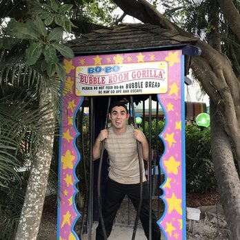 The Bubble Room - Cage out front - Desserts Near Me - Captiva, Florida