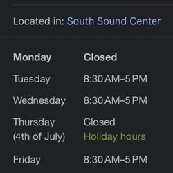 Department Of Licensing - Updated hours