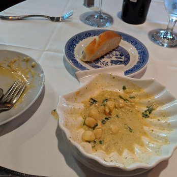 Beardslee Castle - Mostly eaten bay sea scallops appetizer. Delicious - American Near Me - Little Falls, New York