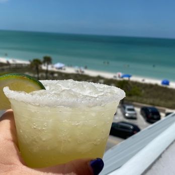 Hurricane Rooftop Bar - Margarita with a view - Cocktail Bars Near Me - St Pete Beach, Florida