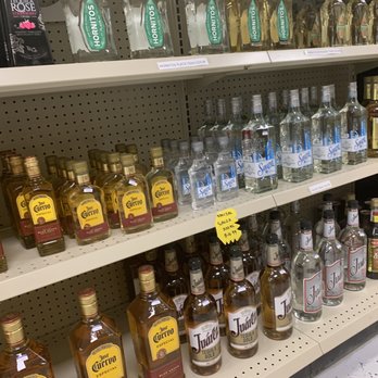 Marpha Liquor - shelves of liquor in a store - Beer, Wine & Spirits Near Me - Houston, Texas
