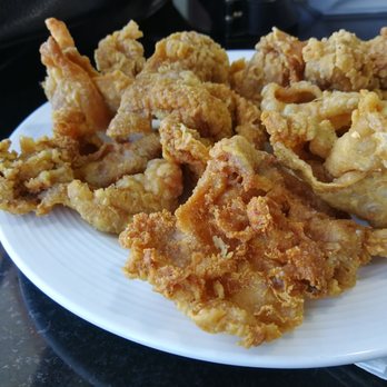 jace pinoy 2 - Chicharron on the side. This one is fried chicken skin. So good with spicy vinegar - Filipino Near Me - Toronto, Ontario
