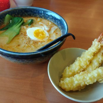 Ramen Time - Tonkotsu Ramen with Shrimp Tempura - Ramen Near Me - Deerfield, Illinois