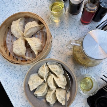 Dumpling Kitchen Noe Valley - S09. Boiled Fish & Chive Dumplings (8 pcs) - Shanghainese Near Me - San Francisco, California