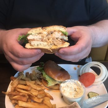 Cornerstone - Buffalo Blue Cheese Chicken Sandwich - American Near Me - Asheville, North Carolina