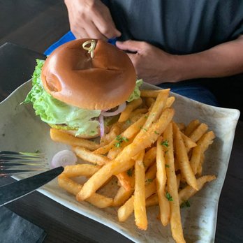 Pineapples - Smash  Burger  with fries - Bars Near Me - Melbourne, Florida