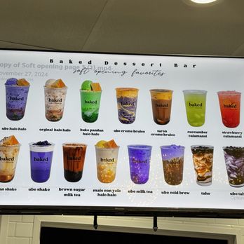 Baked Dessert Bar - Menu (Feb. 2025) - Desserts Near Me - West Covina, California