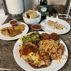 Piccolino Restaurant - Plated to go order. Looks great.