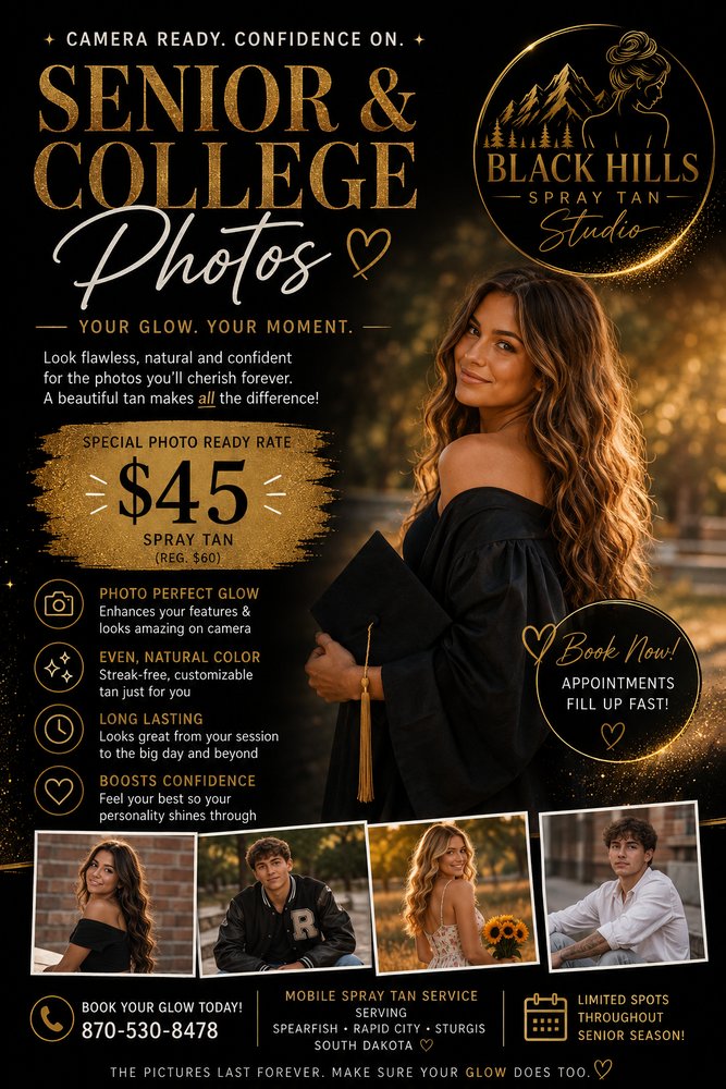 Black Hills Spray Tan Studio Logo