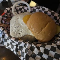The Tipsy Cow - Local lamb burger