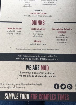 Menu photo 3 MOD Pizza Coeur d'Alene, ID Menu photo 3 MOD Pizza Coeur d'Alene, ID