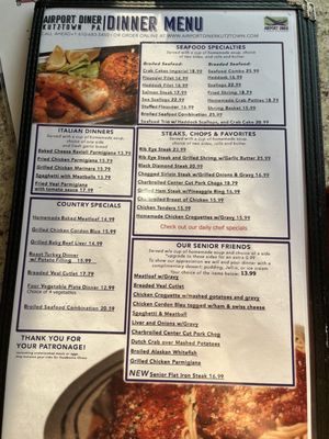 Menu photo 4 Airport Diner Kutztown, PA Menu photo 4 Airport Diner Kutztown, PA