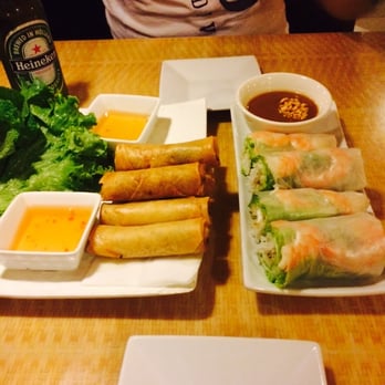 Saigon Star - Egg Rolls and Spring Rolls while we await our Phô. - Vietnamese Near Me - San Diego, California Saigon Star - Egg Rolls and Spring Rolls while we await our Phô. - Vietnamese Near Me - San Diego, California