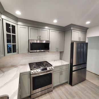 Constructive Design Inc. - Stainless Steel Appliances round out the design. - General Contractors Near Me - Deer Park, New York Constructive Design Inc. - Stainless Steel Appliances round out the design. - General Contractors Near Me - Deer Park, New York