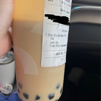 Sunright Tea Studio - Pasadena - Oreo Brûlée Boba Milk - Bubble Tea Near Me - Pasadena, California