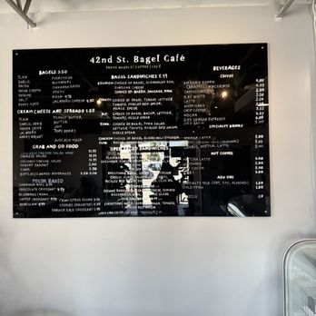 42nd Street Bagel Cafe - Menu - Bagels Near Me - Upland, California