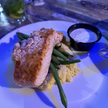 Lucky Bones Backwater Grille - Scottish Salmon - Seafood Near Me - Cape May, New Jersey